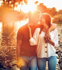 Partners celebrating couples therapy texas success with couples therapist texas professional support