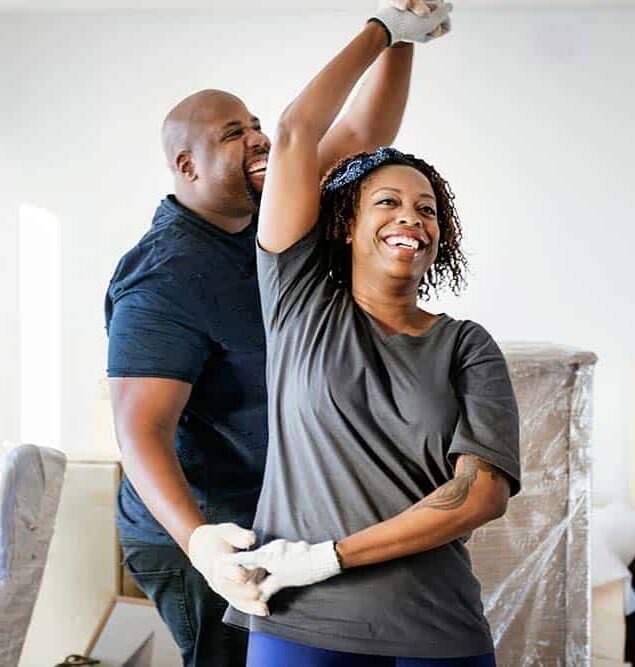 Happy couple, rebuilding deeper trust after relationship therapy with professional relationship counselors in my area.