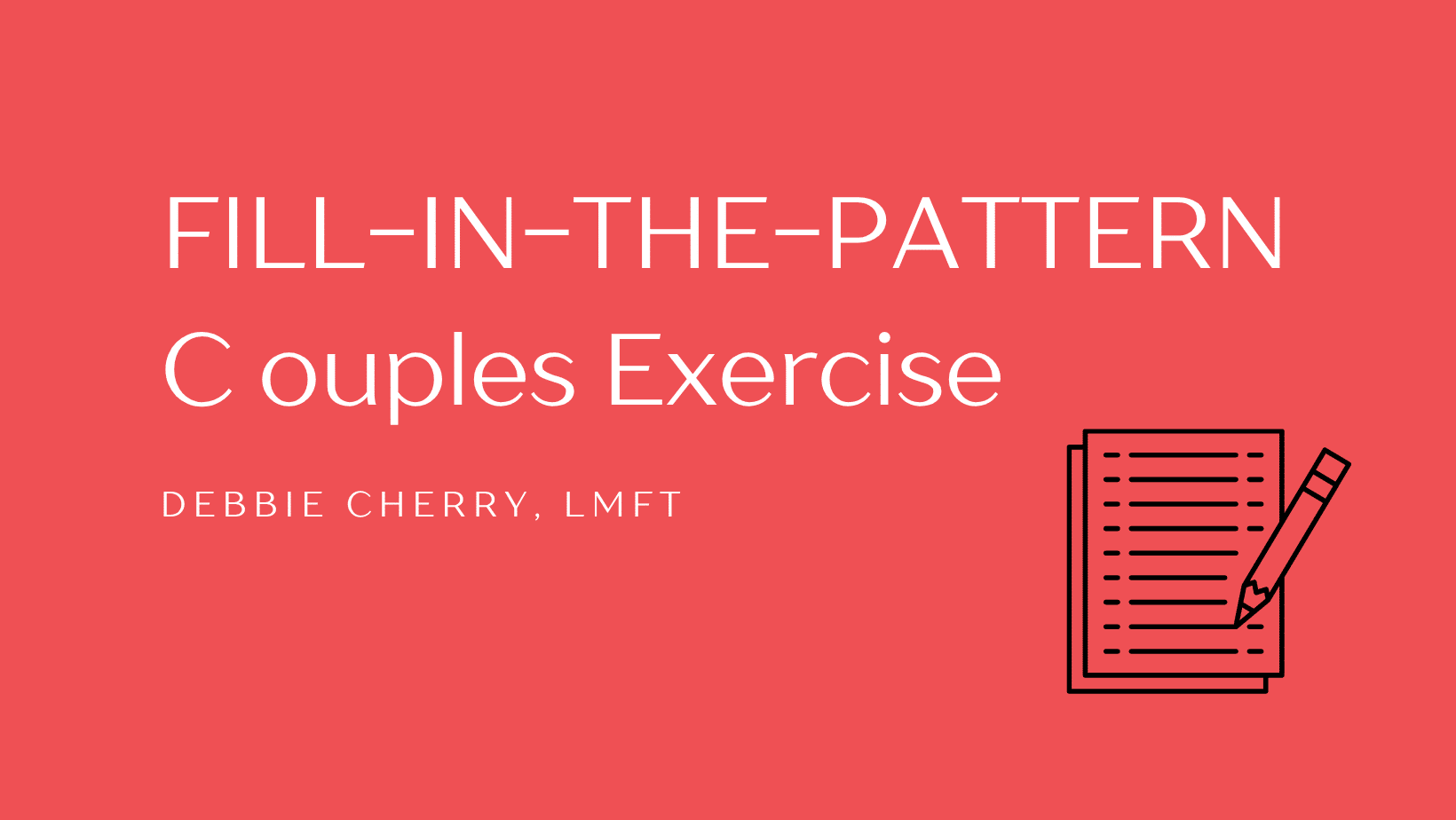 couples exercise to stop recurring fights