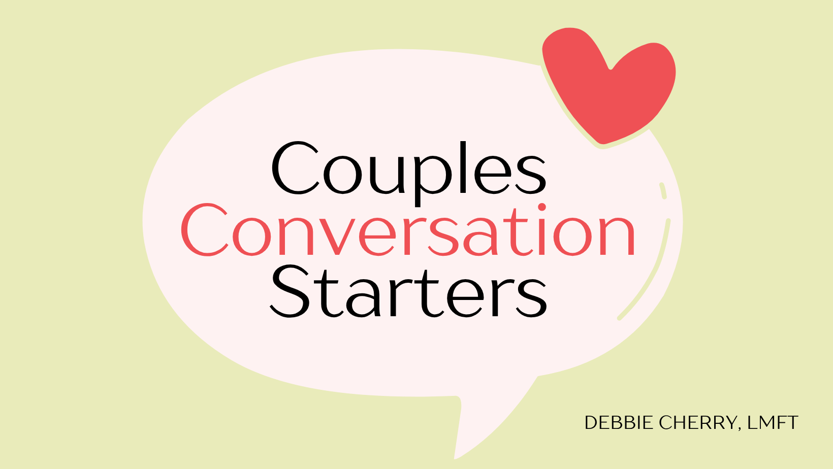 conversation starters for couples to grow closer
