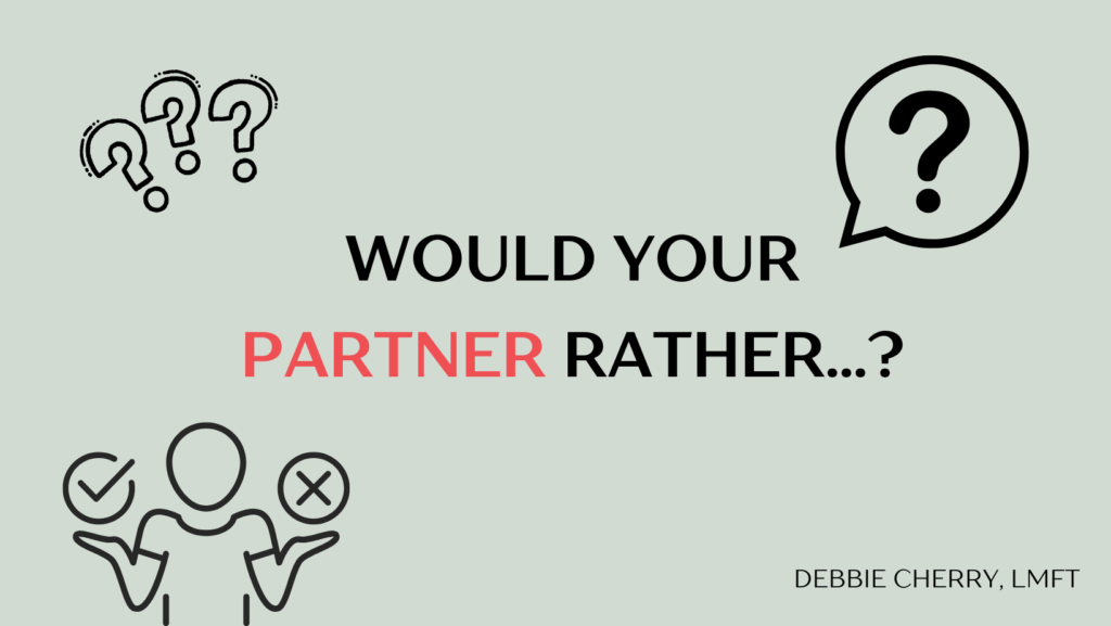 Couples game to better understand each other and practice empathy in relationships